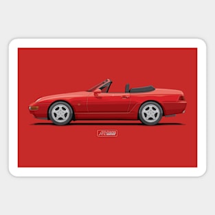 968 Cabriolet Guards Red Magnet